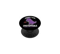 Ahora Soy imparable púrpura T Rex Divertido PopSockets PopGrip Adhesivo