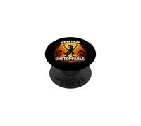 Ahora Soy imparable: Rex, sarcástico, Divertido Dicho, Broma, Retro PopSockets PopGrip Adhesivo