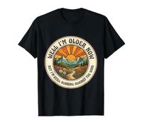 Ahora Soy Mayor, Pero sigo Corriendo contra el Viento Vintage Camiseta gráfica económica