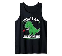 Ahora Soy un Dinosaurio imparable, Divertido, T. Rex Camiseta sin Mangas