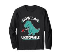 Ahora Soy un Dinosaurio imparable, Divertido, T. Rex Manga Larga