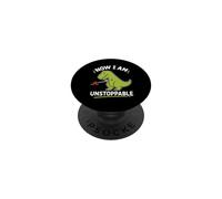 Ahora Soy un Dinosaurio imparable, Divertido, T. Rex PopSockets PopGrip Adhesivo
