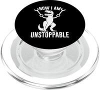 Ahora soy un dinosaurio t-rex divertido imparable PopSockets PopGrip para MagSafe