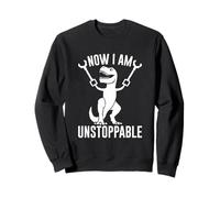 Ahora soy un dinosaurio t-rex divertido imparable Sudadera
