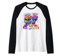 Ahora Tengo 6 El próximo año seré 7 Rainbow Unicorn 67 Meme Bday Camiseta Manga Raglan