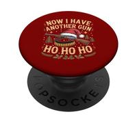 Ahora Tengo Otra Pistola Ho Ho Ho: Divertida Navidad de Caza PopSockets PopGrip Adhesivo