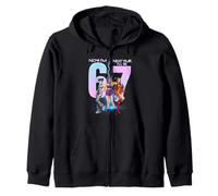 Ahora Tengo Seis años el próximo año tendré Siete 67 Meme K-Pop Bday Girl Sudadera con Capucha