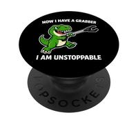 Ahora Tengo Un Grabber Soy Imparable T Rex PopSockets PopGrip Adhesivo
