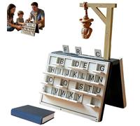 Ahorcado Juego De Mesa,el Ahorcado Juego De Mesa,caida Libre, del Ahorcado,Libro De Hangman, Tablero, Ajedrez Magnético Impreso En 3D(A)