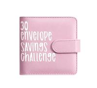 Ahorro de dinero - Organizador monetario para el ahorro de efectivo | PU El cuero en efectivo de ahorro de dinero, envuelve los archivadores de presupuesto a un desafío de ahorro de dinero, hojas de