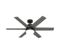 Hunter Fan Company 52706 - Ventilador con mando a distancia de mano, 132 cm/52 pulgadas, color negro mate
