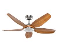 Ahorro de Energía Ventilador Techo + Control Remoto Dc Volare 116cm Cromo Roble
