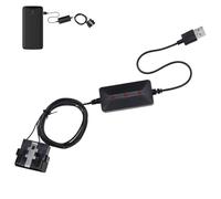 Ahorro de memoria de batería de coche | Protección de datos de 150 cm, prevención de reinicio del reloj de radio, ahorro de cambio de batería de coche OBD, 150 cm, cable conector de cable de