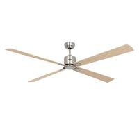 Ahorro Energía Techo Ventilador Cromo Mate Eco Neo III 180 CM Haya Arce