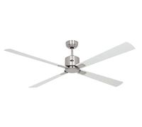 Ahorro Energía Techo Ventilador Cromo Mate Eco Neo III Blanco Gris 152CM