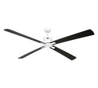 Ahorro Energía Techo Ventilador Enfriador Blanco Eco Neo III 180 CM Wenge Plata