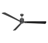 Ahorro Energía Techo Ventilador Gris Basalto Eco Neo III 180 CM Teca Negro