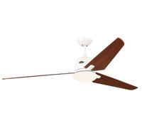 Ahorro Energía Ventilador de Techo Con Luz Eco Aviatos 162CM Blanco & Cereza
