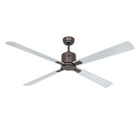Ahorro Energía Ventilador Techo Bronce Eco Neo III Wenge Gris Plata 152 CM