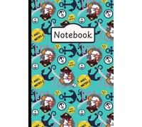 Ahoy Matey! Pi-RAT Lined Notebook for Notes, Journaling & Everyday Writing: Cute Navy Pirate Rat Journal