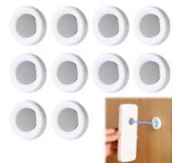 AHRLIC 10 soportes magnéticos para mando a distancia, organizador autoadhesivo y sin taladros con fuerte agarre magnético para TV, aire acondicionado, mandos a distancia de ventilador, ahorro de