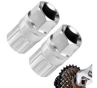 AHRLIC Herramienta de extracción de rueda libre para bicicleta, 2 piezas de removedor de casete compatible con Shimano/Sunrace/SRAM de 6 a 11 velocidades, herramienta manual de mantenimiento de