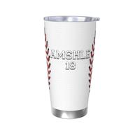AHROZHOUIK Taza De Béisbol Personalizada Taza De Café Personalizado Nombre Número Divertido Viaje Decoración Vidrio Tazas Regalo Para Amantes Del Béisbol Familia Cumpleaños Navidad (estilo 4)