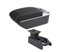 AHRPKAMERD Cojín Apoyabrazos Reposabrazos para Coche para Bora para Golf 4 Caja Almacenamiento Central con Piezas Interiores Y Accesorios De Repuesto LED USB(C 3 White Line 7USB)