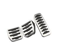 AHRPKAMERD Cubierta Pedales Antideslizante para Land para Rover para Freelander para 2 para LR2 2008-2014 Pedales Freno Acelerador Combustible Coche Cubierta Placa Almohadilla(MT 3 pcs)