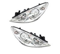 AHRPKAMERD Faro Izquierdo 2 Uds para Peugeot 307 2004 2005 2006 2007 2008 Faro Delantero De Coche Conjunto Conjunto Conjunto Faros Aelanteros