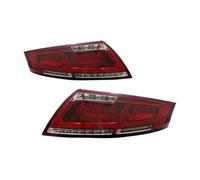 AHRPKAMERD Grupo Óptico Trasero para TT 2006-2014 Luz De Freno De Señal De Giro Conjuntos De Luces De Coche Luces Traseras LED Luces Traseras Luces Antiniebla Dinámicas Luz Trasera(Pair of Red)