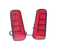 AHRPKAMERD Grupo Óptico Trasero para Vellfire para Alphard 2016-2020 2 Uds 2 Funciones Reflector LED Luz Antiniebla Trasera Luz Parachoques Luz Freno Automóvil Señal Giro Luz Trasera(Red Cover)