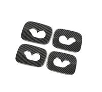 AHRPKAMERD Listón Salpicadero Gancho Techo Trasero para Cayenne 2018-2021 Embellecedor Cubierta Marco Pegatina con Patrón Fibra Carbono Accesorios Interior Coche Panel Decoración Interior