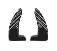 AHRPKAMERD Listón Salpicadero para Chrysler 300C 200 Fibra De Carbono ABS Palancas Cambio Extendidas para Volante Modificación Deportiva Panel Decoración Interior