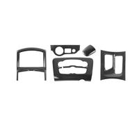 AHRPKAMERD Listón Salpicadero para Dodge para Cargador 2015-2026 Kit Decoración Interior Coche Consola Central Panel Cambio Marchas Cubierta Botón Ventilación Juego Molduras Panel Decoración Interior