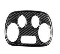 AHRPKAMERD Listón Salpicadero para Fiat 500 500C 2008-2024 para Abarth 595 695 595C 695C 2012-2024 AC Cubierta Control Clima Digital Consola Central Fibra Carbono Panel Decoración Interior