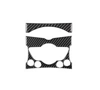 AHRPKAMERD Listón Salpicadero para R55 para Clubman 2007-2014 R56 para Hardtop 2006-2013 R57 2007-2015 Cubierta Embellecedora Panel Fibra Carbono Panel Decoración Interior(2)