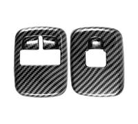 AHRPKAMERD Listón Salpicadero para Smart 453 para Fortwo para Forfour 2015 + 2 Paquetes Embellecedor Decorativo Fibra Carbono para Botón Interruptor Control Ventana Coche Panel Decoración Interior