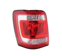 AHRPKAMERD Tulipa Fanal Trasero para Escape 2008-2012 Cubierta Luces Traseras Antiniebla Sin Bombilla Lente Piloto Trasero