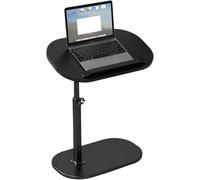 AHSBND Mesa auxiliar de madera pequeña, mesa de centro para sofá: forma C, altura ajustable, sofá mesa de café móvil, mesa de café pequeña, mesa lateral para ordenador portátil, soporte para sala de