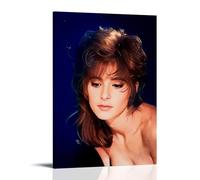 AHSEOIWRJH Mylene Farmer Posters - Póster decorativo de pared con impresión vintage, pintura estética, lienzo decorativo para sala de estar, dormitorio, 50 x 75 cm, estilo marco