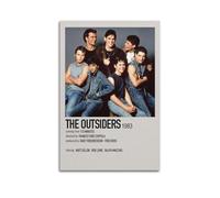 AHSEOIWRJH Póster de The Outsiders con impresión vintage para pared, pintura estética, lienzo decorativo para sala de estar, dormitorio, 20 x 30 cm, estilo sin marco