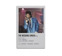 AHSEOIWRJH Póster de The Wedding Singer con impresión vintage para pared, pintura decorativa, lienzo estético, decoración para sala de estar, dormitorio, 20 x 30 cm, estilo sin marco