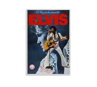 AHSEOIWRJH Póster decorativo de Elvis Presley con impresión vintage para pared, pintura estética, lienzo decorativo para sala de estar, dormitorio, 20 x 30 cm, estilo sin marco