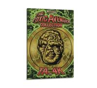 AHSEOIWRJH Póster decorativo de The Toxic Avenger con impresión vintage para pared, pintura estética, lienzo decorativo para sala de estar, dormitorio, 20 x 30 cm, estilo marco