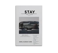 AHSEOIWRJH Zedd, Alessia Cara - Póster de estancia con impresión vintage para pared, pintura decorativa, lienzo estético, decoración para sala de estar, dormitorio, 30 x 45 cm, estilo sin marco