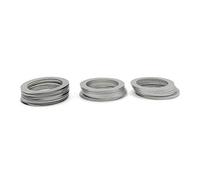 AHSKY M30 M32 M35 Lavadora Plana de Acero Inoxidable Ajuste de Alta precisión Junta de Ajuste Ultra Fino Espesor de la Calza 0,1/0.2/0.3/0.5 / 1mm (Inner Diameter : 32x45x0.3 (8Pcs))