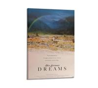 AHSUEWQRUH Akira Kurosawa's Dreams - Póster de lienzo para pared, diseño moderno y estético para decoración de sala de estar, dormitorio, 50 x 75 cm, estilo marco
