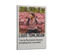 AHSUEWQRUH LOUIS TOMLINSON - Póster de pared en lienzo, moderno, estético, para decoración de sala de estar, dormitorio, 20 x 30 cm, estilo marco