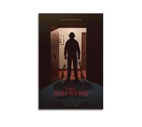 AHSUEWQRUH Póster artístico de pared The Shining en lienzo, moderno, estético, para decoración de sala de estar, dormitorio, 50 x 75 cm, estilo sin marco